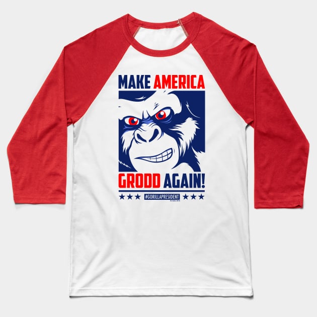 Grodd's America Baseball T-Shirt by wloem